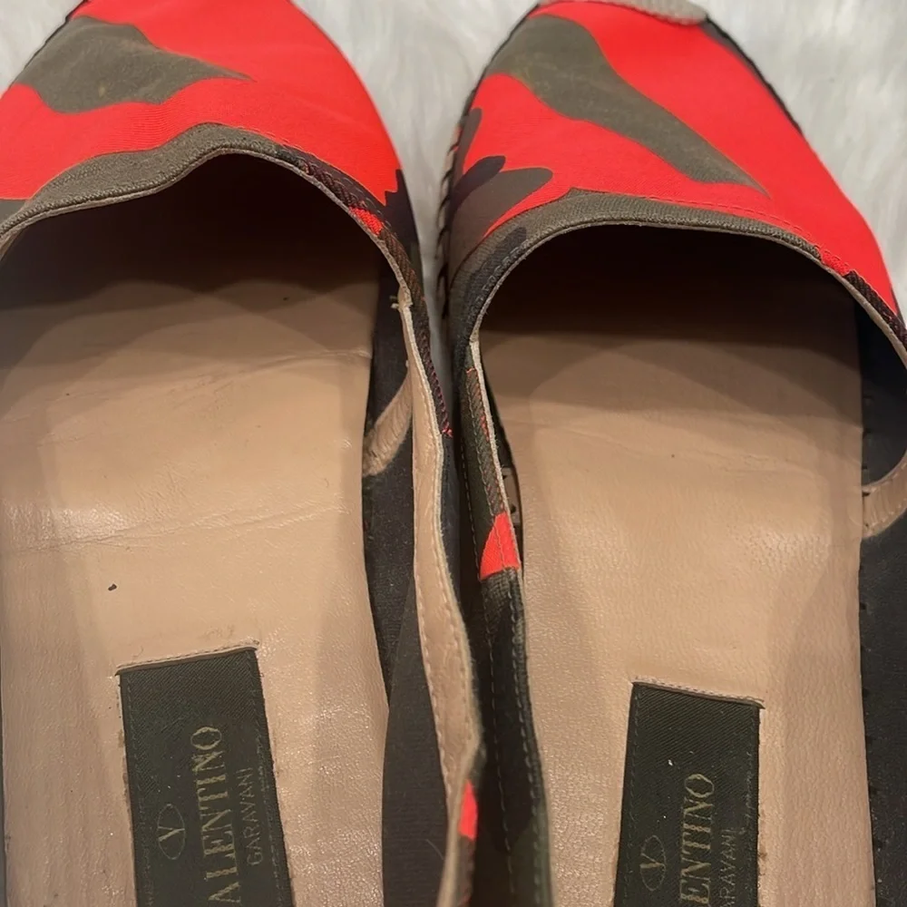 VALENTINO Neon Camo Espadrilles